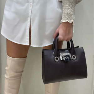 Jimmy Choo Black Satchel Bag